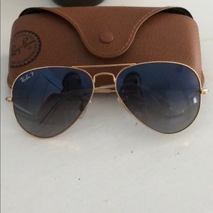 Ray bans polarized aviators